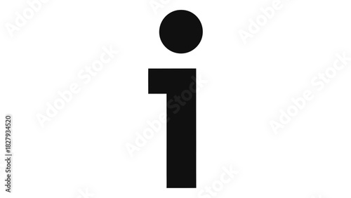 Information symbol or icon representing alert, data, assistance, guidance, details, and important notices.