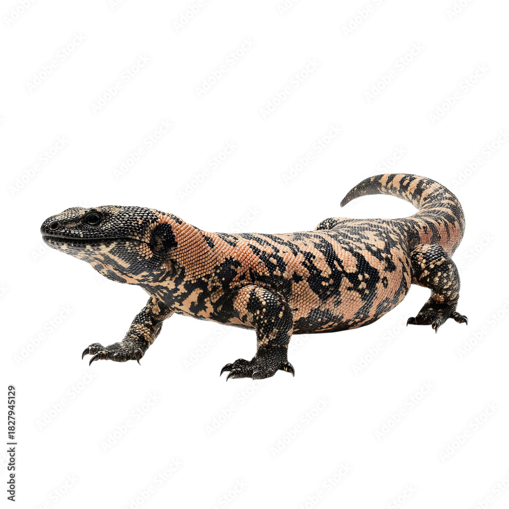 Naklejka premium Png of gila monster isolated on transparent background, a venomous lizard native to the southwestern united states and mexico