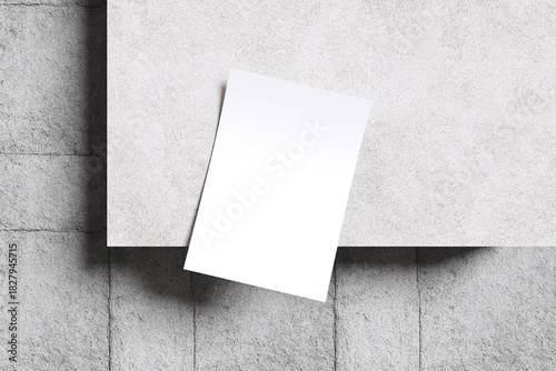 A4 Flayer Mockup Blank
