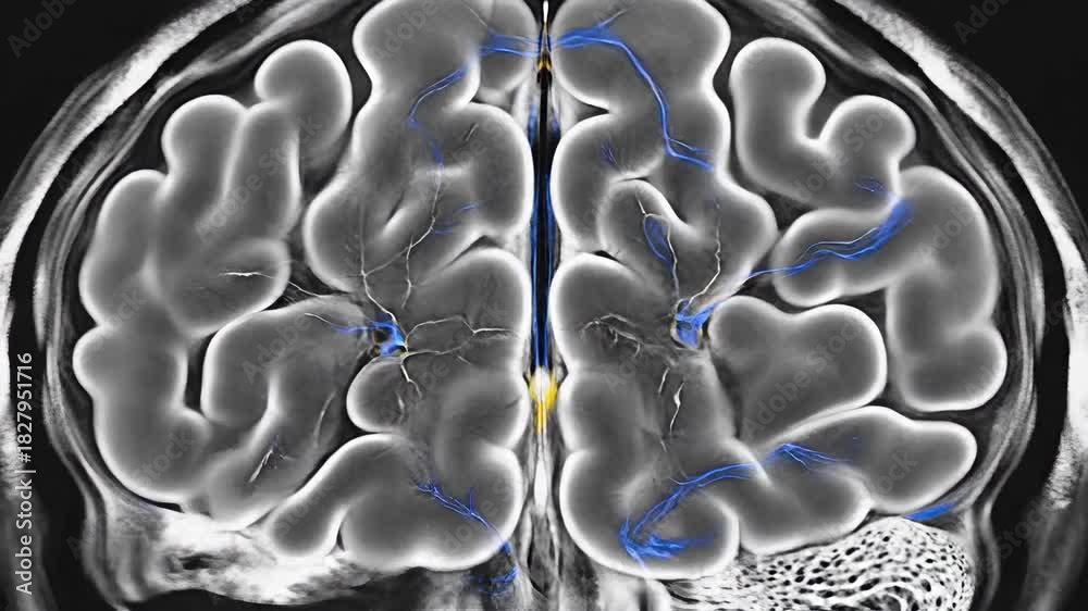 Brain Scan Visualization A Detailed Look at Neural Activity and Brain ...