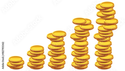 Golden Coin Rotation Set – Spinning, Falling & Isometric Money Icons for Finance, Games and
 Animation