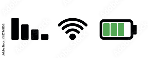 Signal, Wi-Fi, and battery icons indicate device status on a white background.