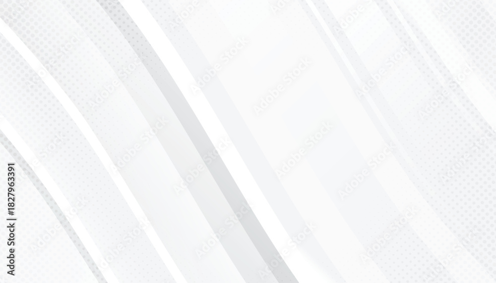 Fototapeta premium Elegant abstract white banner background with shiny line