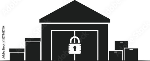 3d render of a closed door sign