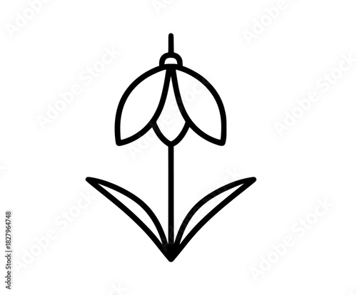 Ephemeral elegance: black white floral emblem purity resilience | Clean, isolated vector art for creative projects.