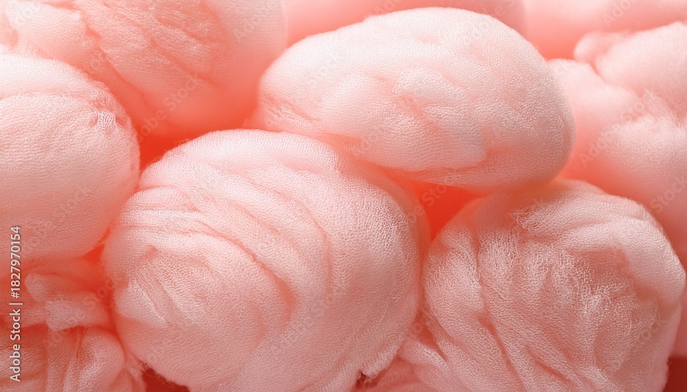 Fototapeta premium Peach Cotton Candy Texture Image