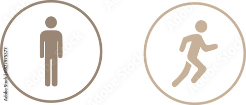 Set of women in different poses in the bathroom with object and computer technology illustration on a white background