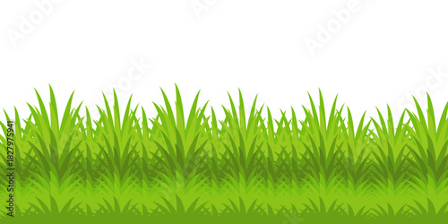 green grass illustration, sustainable grass nature, grass design in flat style