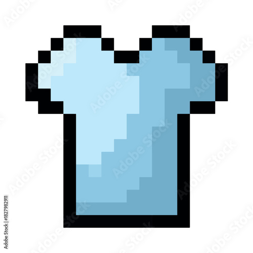 Pant armor pixel art icons 16x16 pixels, use for game retro icon y2k style vintage computer, vector illustration