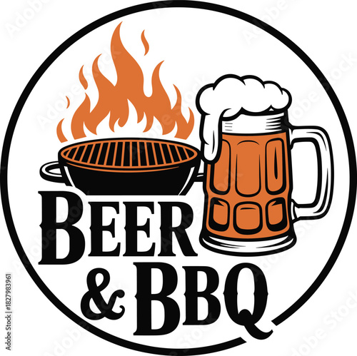 Dad’s Bar & Grill BBQ Badge Bundle — Vintage Grill & Chilling Typography Set