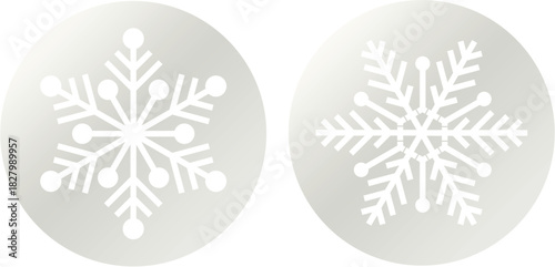 Bolas navide?as copos de niev...