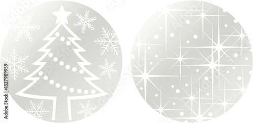 Bolas navide?as arbol extella...