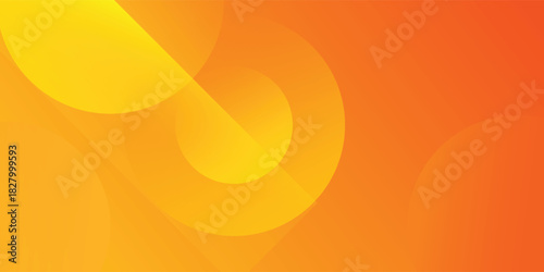 Abstract orange background with circles. Vector illustration eps 10