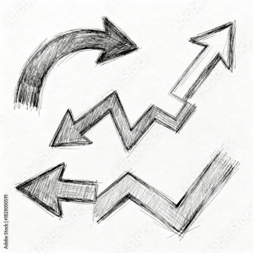 vector set of arrows