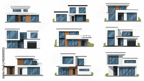 Collection of Modern Luxury Houses Architectural Designs.