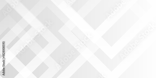 Light Grey Abstract Geometric Background with Layered Diagonal Shapes. futuristic technology concept