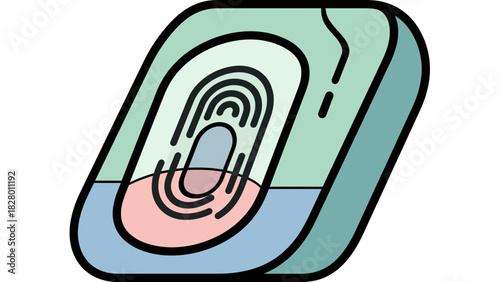 Illustration of laboratory flask with liquid inside, concept of science, biology, chemistry, and laboratory, vector illustration in modern style.