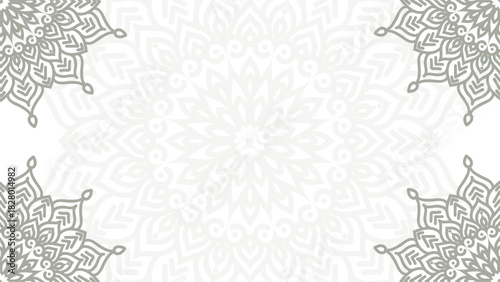 Mandala Background - Gradient round mandala .Hand Made design by vishal Singh. Christmas Fest