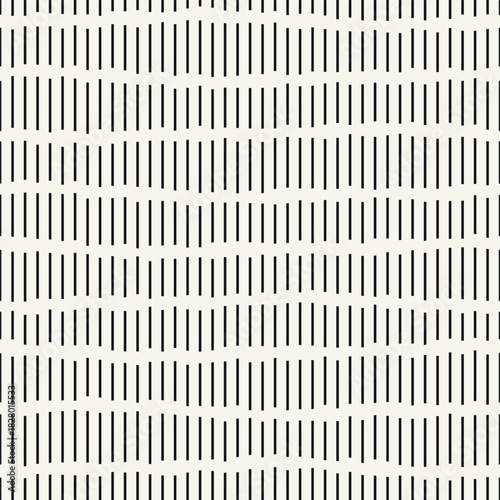 Vector seamless pattern. Dotted stylish background. Smooth dotted waves. Modern surface design. Monochrome dotted swatch. Can be used as a swatch in Illustrator.