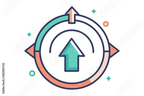 upload to story arrow icon micro upward arrow