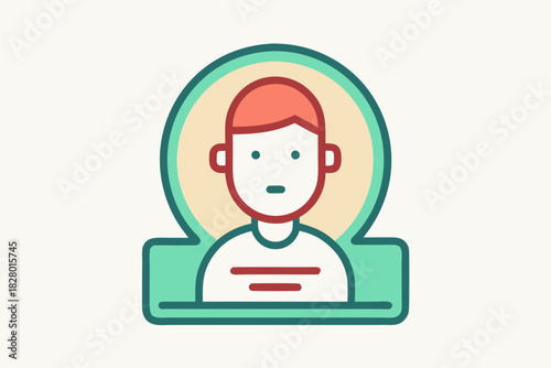 user remove icon minimal profile outline minus