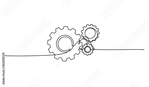 Abstract geometric composition with vibrant color accents