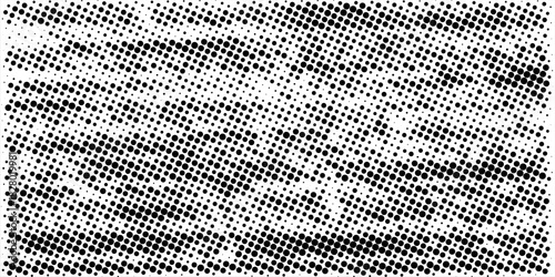 Grunge halftone diagonal scratch background. Fading grit noise texture. Dotted pop art sandy wallpaper. Retro pixel backdrop. Anime or manga style comic overlay.