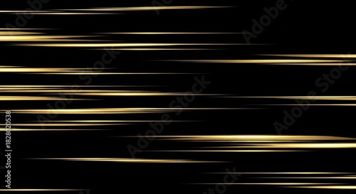 Abstract streaks of light motion blur horizontal lines glowing energy dynamic speed movement