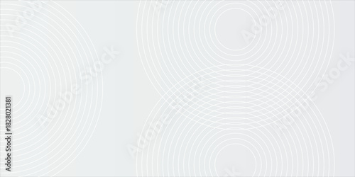 White geometric abstract background overlap layer on bright space with lines effect decoration. Modern graphic design abstract modern simple art