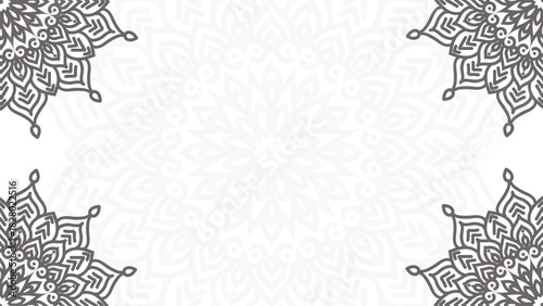 Mandala Background - Gradient round mandala .Hand Made design by vishal Singh. Christmas Fest