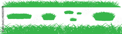 Grass & Nature Vector Elements - Landscape Design Pack