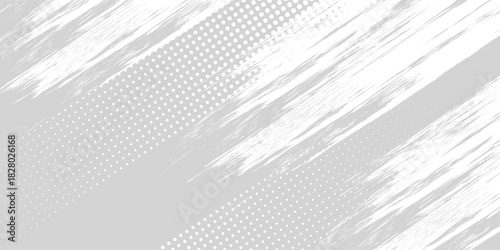 Vector striped pattern, grunge stripe seamless background, black and white brush strokes. grungy stripes. EPS 10