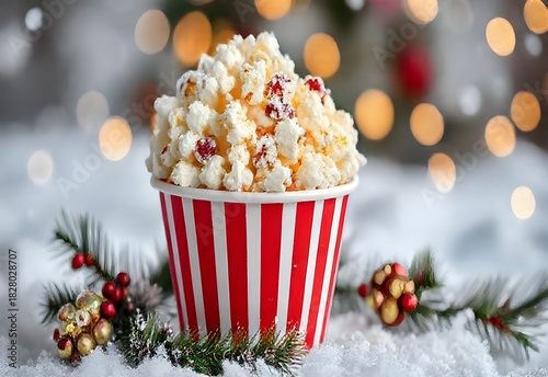 Popcorn served in various containers as a classic movie snack