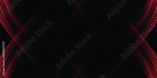 Halftone dots red and blue color pattern. abstract modern.