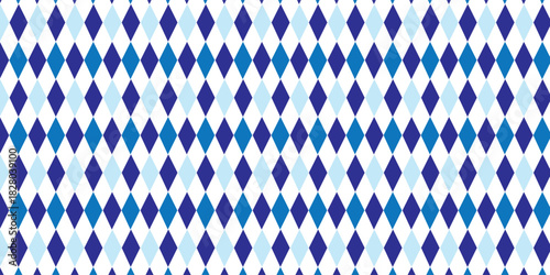 seamless geometric pattern, Seamless geometric diamond pattern in two tone blue. blue diamond checkerboard, chessboard seamless Repeat seamless pattern design for fabric printing or background