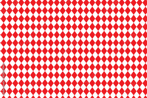 seamless geometric pattern with triangles, red diamond checkerboard repeat pattern, replete image, design for fabric printing