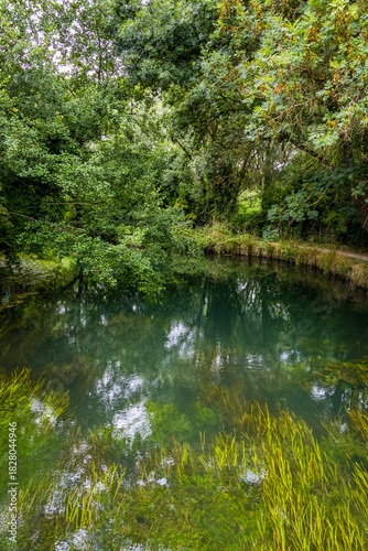 Les Marais de Bourges en France