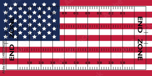 Special tactical board design featuring the United States flag