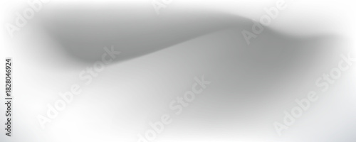 Silver foil background with metal mirror texture. Chrome gradient surface with light gloss. Vector aluminum grey sheet with reflection. Platinum and titanium modern