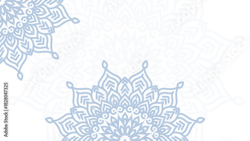 Mandala Background - Gradient round mandala .Hand Made design by vishal Singh. Christmas Fest