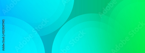 Abstract turquoise and aqua blue geometric background with translucent overlapping circles and dotted accents, perfect for web design, banners, and presentations