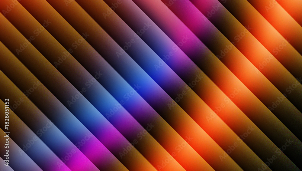 Obraz premium Abstract diagonal stripes with gradient color effect