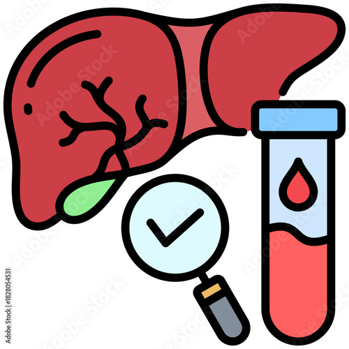 Liver Function Test Icon