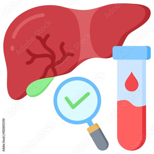 Liver Function Test Icon