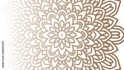 Mandala Background - Gradient round mandala .Hand Made design by vishal Singh. Christmas Fest