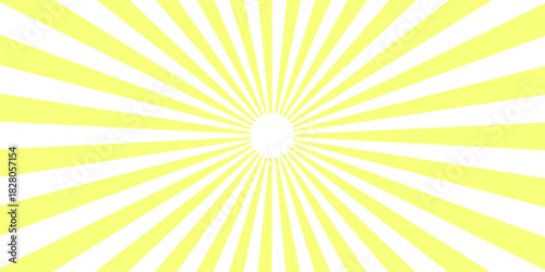 Ray stripes Funky ray elements, circle motifs, reminiscent of circus themes. Striped abstract twisted illusion background patterns. Comic light sunrise illustration bright sun beam starburst texture.