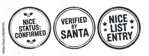 Collection of black nice status stamps for design concepts