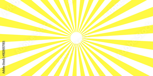 Ray stripes Funky ray elements, circle motifs, reminiscent of circus themes. Striped abstract twisted illusion background patterns. Comic light sunrise illustration bright sun beam starburst texture.