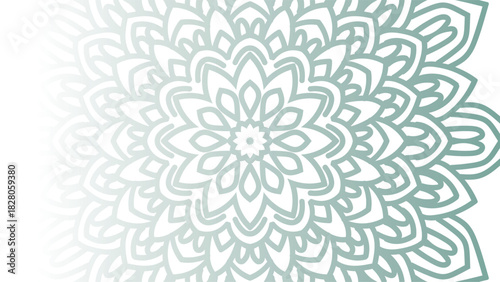 Mandala Background - Gradient round mandala .Hand Made design by vishal Singh. Christmas Fest
