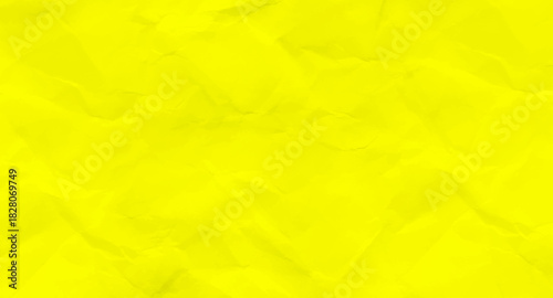 yellow paper texture. yellow crumpled paper texture and background 